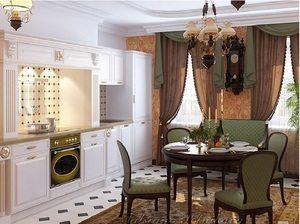 Кафе на кухне Стиль кафе на кухне