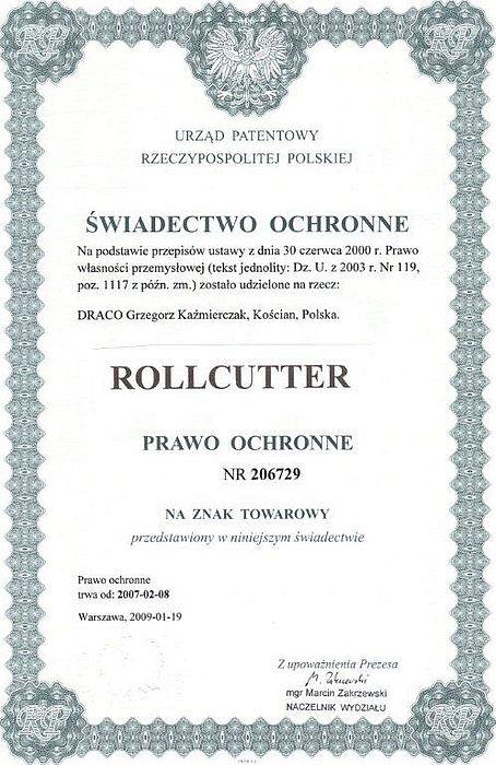 Оборудование для производства рулонных штор Rollcutter, Draco